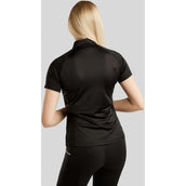 Montar Poloshirt MoLila Champagne Crystals Negro