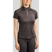 Montar Poloshirt MoLila Champagne Crystals Slate Grey