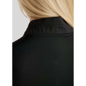 Montar Poloshirt MoPearl Pintuck Negro