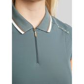 Montar Poloshirt MoOttilia Sin Mangas Dark Slate