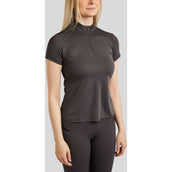 Montar Poloshirt MoPearl Pintuck Slate Grey