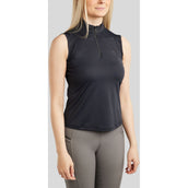 Montar Shirt MoPearl Pintuck Sin Mangas Navy