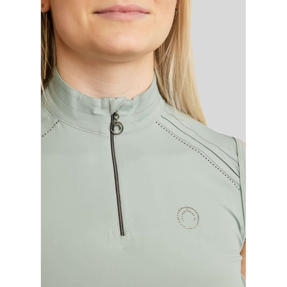 Montar Shirt MoPearl Pintuck Sin Mangas Turin