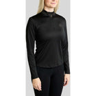 Montar Camiseta MoEverline Golden Quartz Crystals Mangas Largas Negro