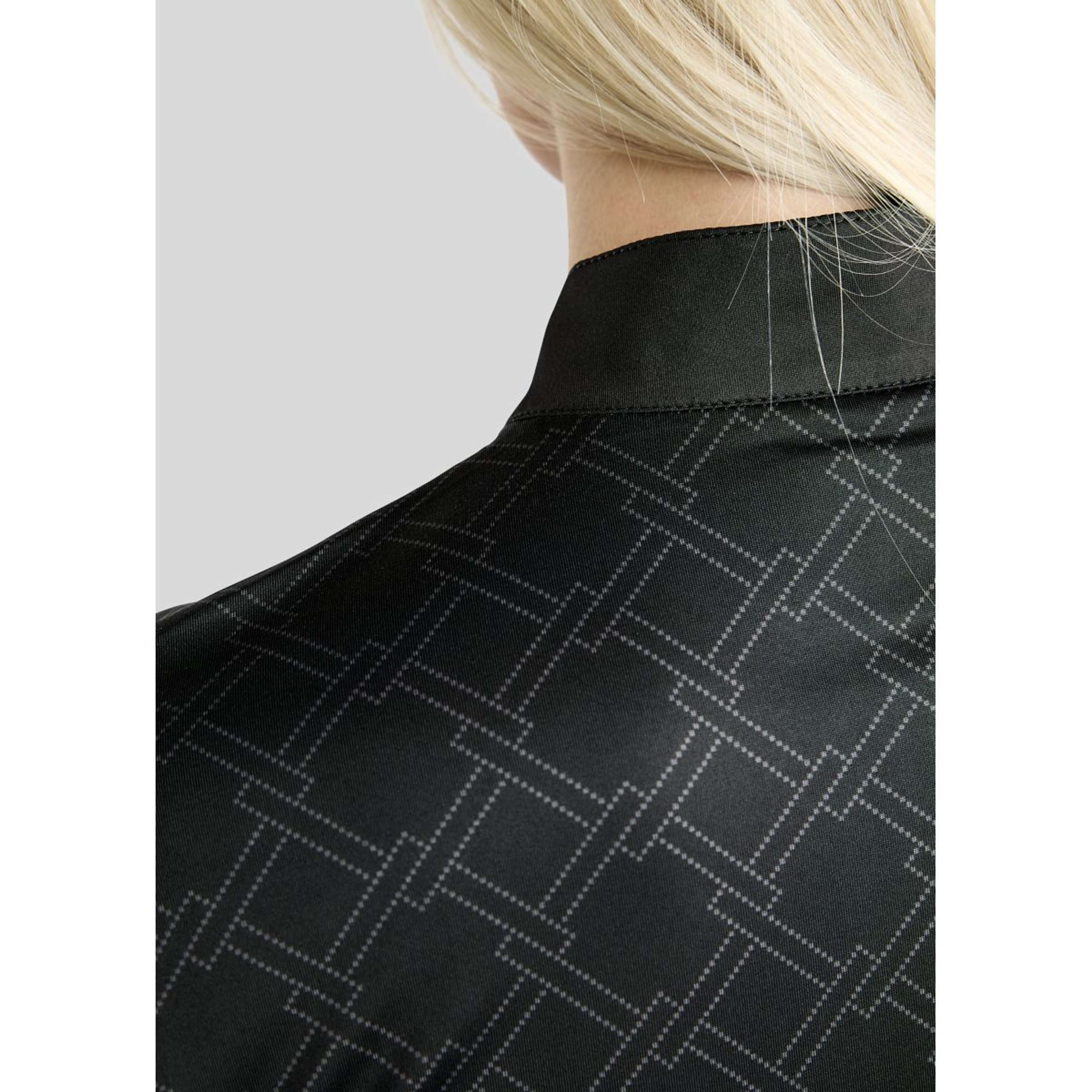 Montar Camiseta MoLeia Lumber Check All Over Printed Mangas Largas Negro