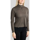 Montar Camiseta MoEkta Jacquard Pattern Golden Quartz Mangas Largas Forest Green