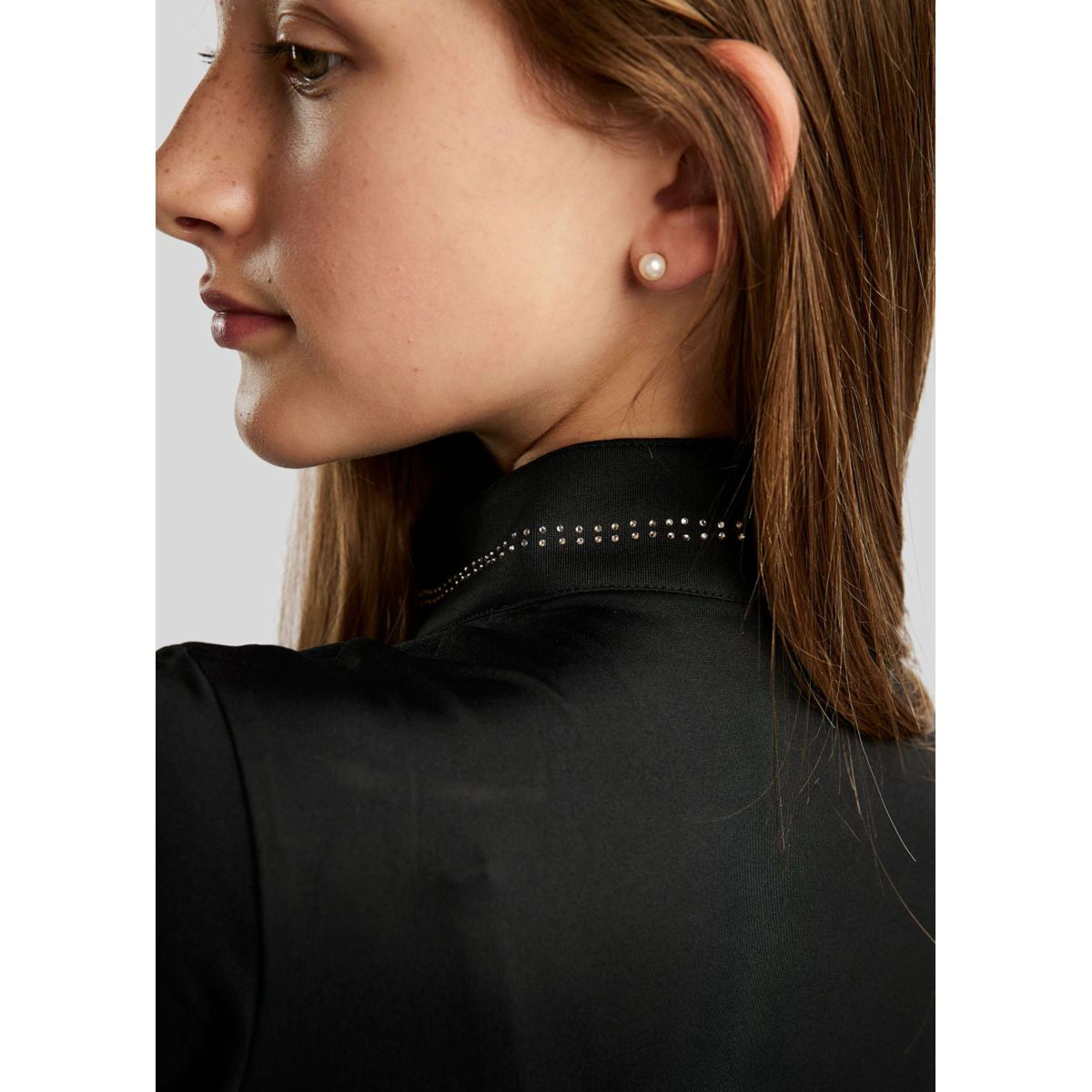 Montar T-Shirt MoBlair Champagne Crystals Negro