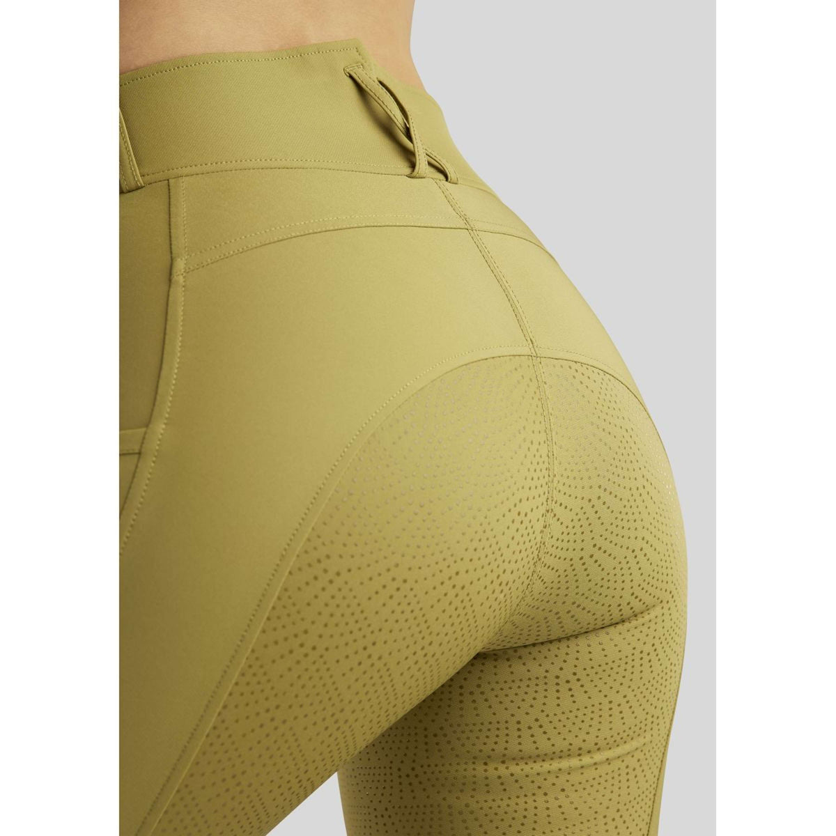 Rebel Pantalones Highwaist Thigh Pocket Full Grip Seagrass
