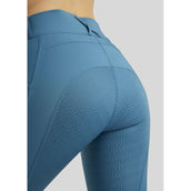 Rebel Pantalón de Equitación Highwaist Thigh Pocket Full Grip Petroleo