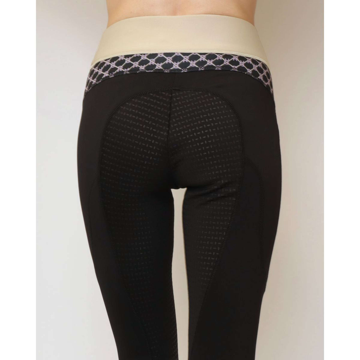 Rebel Legging de Equitación AO Printed Negro