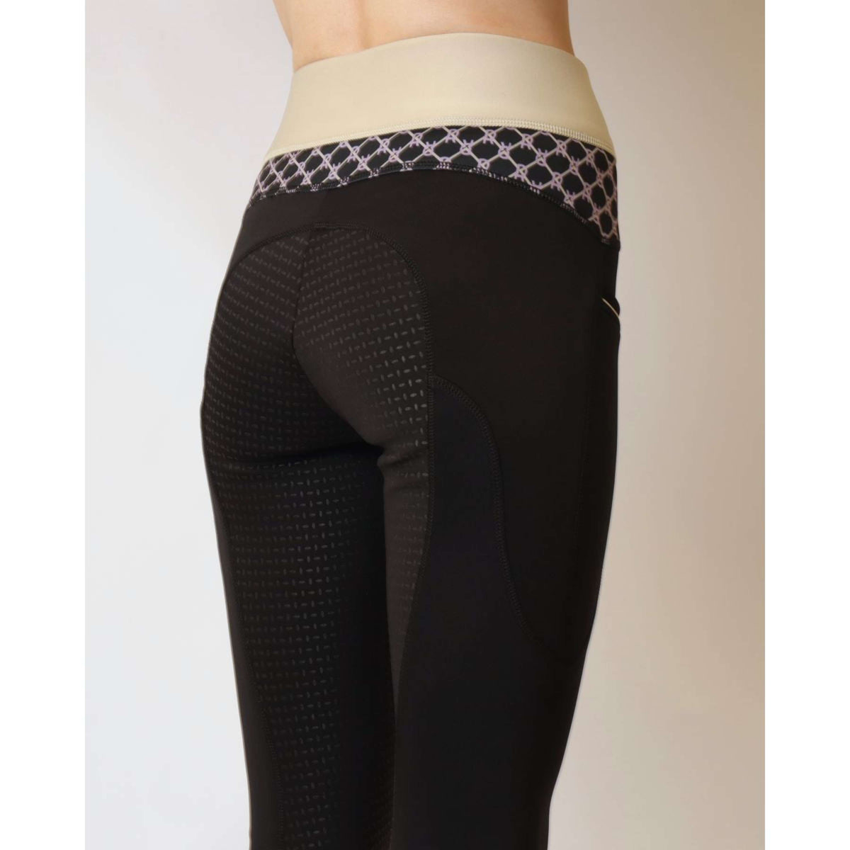 Rebel Legging de Equitación AO Printed Negro