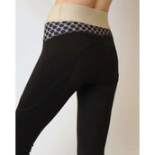 Rebel Legging de Equitación AO Printed Negro