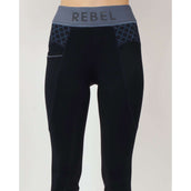 Rebel Legging de Equitación AO Printed Marino
