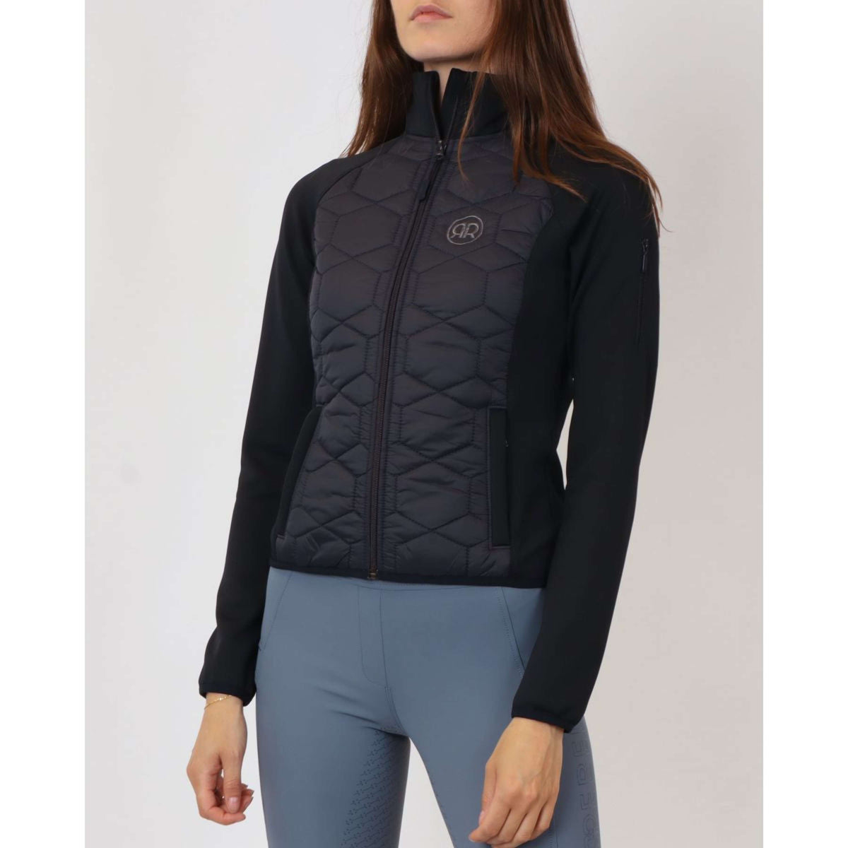 Rebel Chaqueta Cube Quilted Hybrid Marino