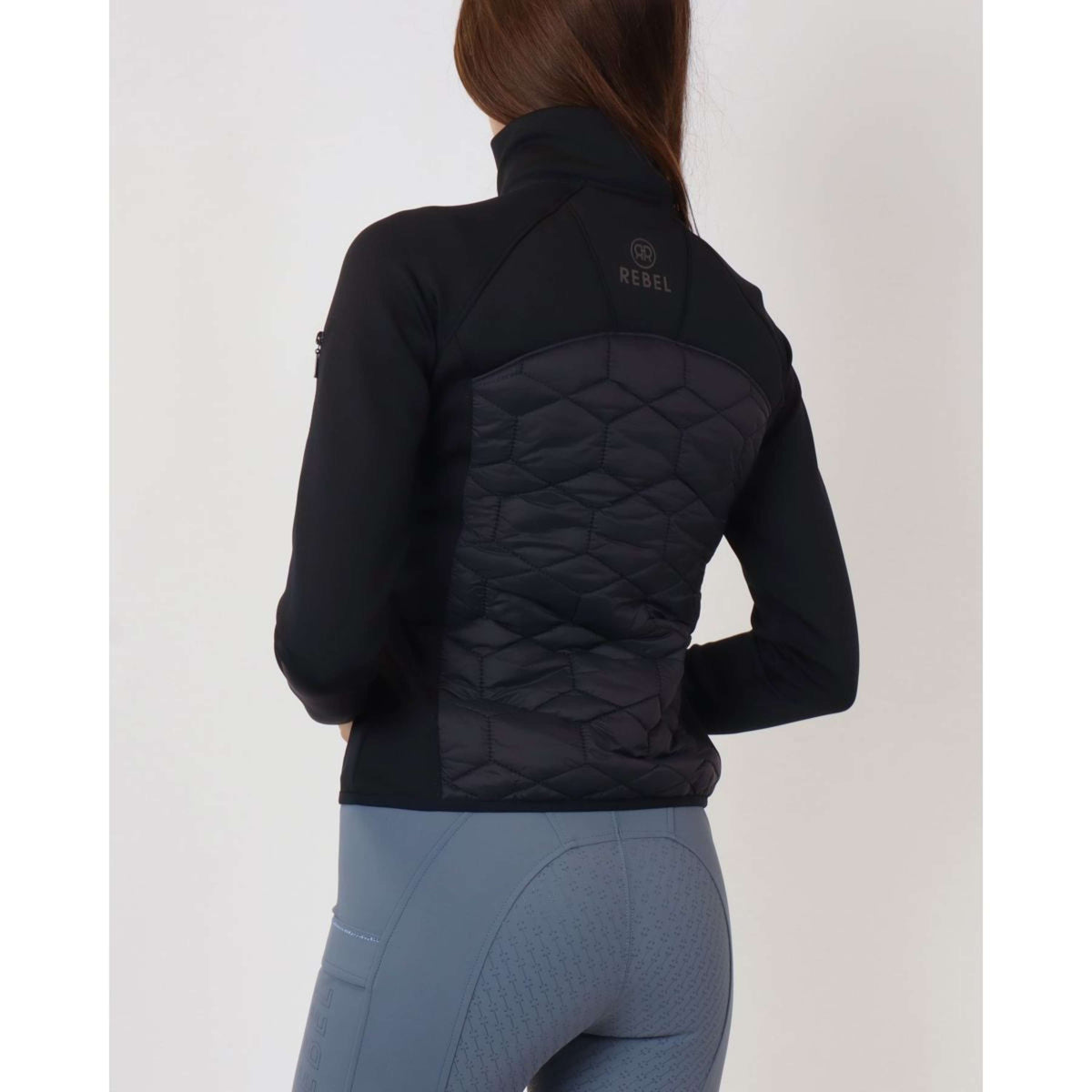 Rebel Chaqueta Cube Quilted Hybrid Marino