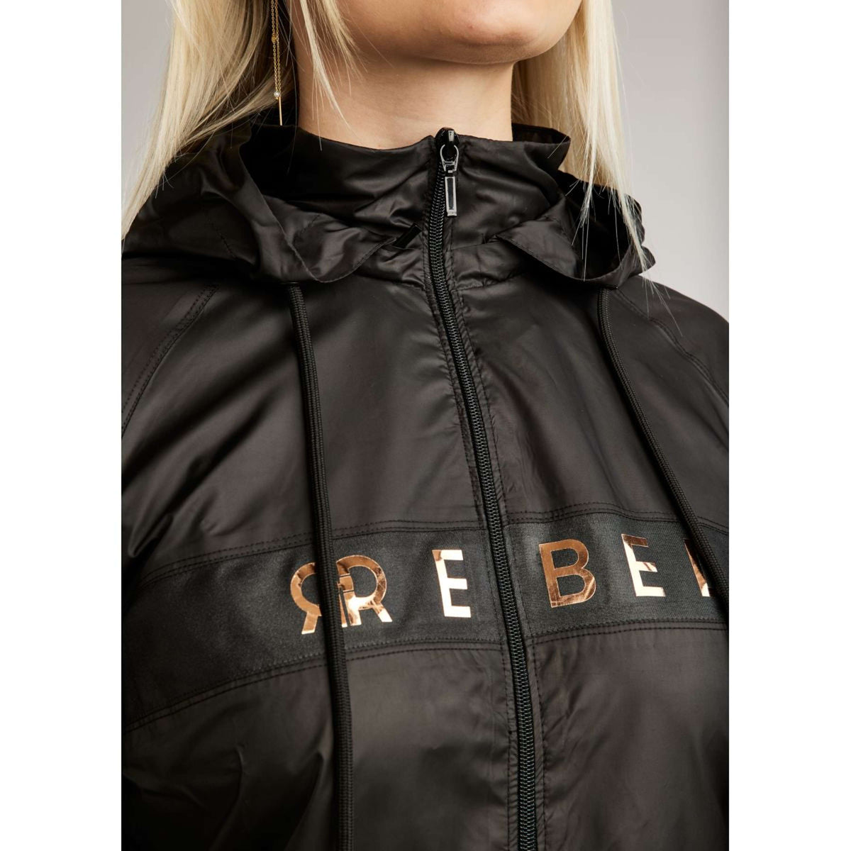 Rebel Jack Foilprinted Logo Negro