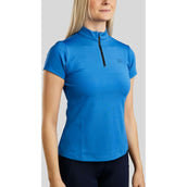 Rebel T-Shirt Tone in Tone Crystals Azul fuerte