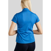 Rebel T-Shirt Tone in Tone Crystals Azul fuerte