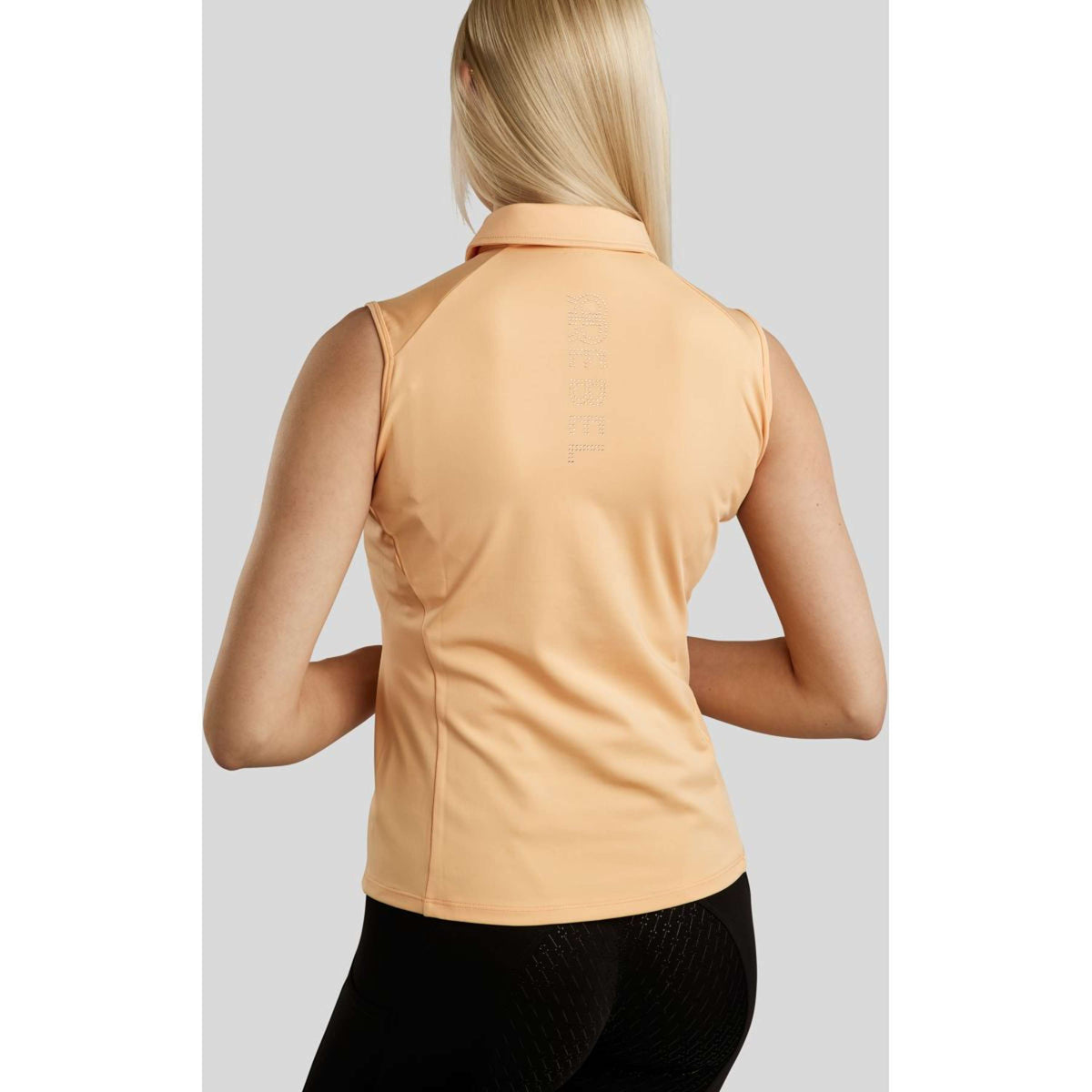 Rebel Camisa sin mangas Tone in Tone Crystals Peachy Rebel