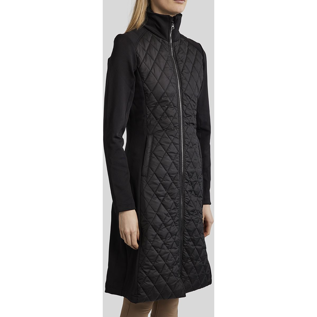 Montar Jack MoQuinn Quilted Long Negro