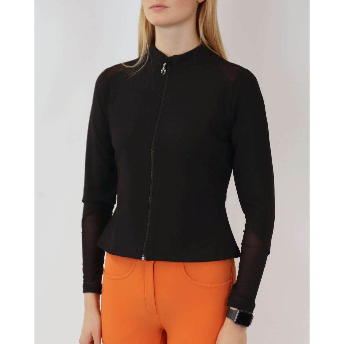 Montar Sudadera con capucha y cremallera MoMetha Negro