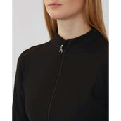 Montar Sudadera con capucha y cremallera MoMetha Negro