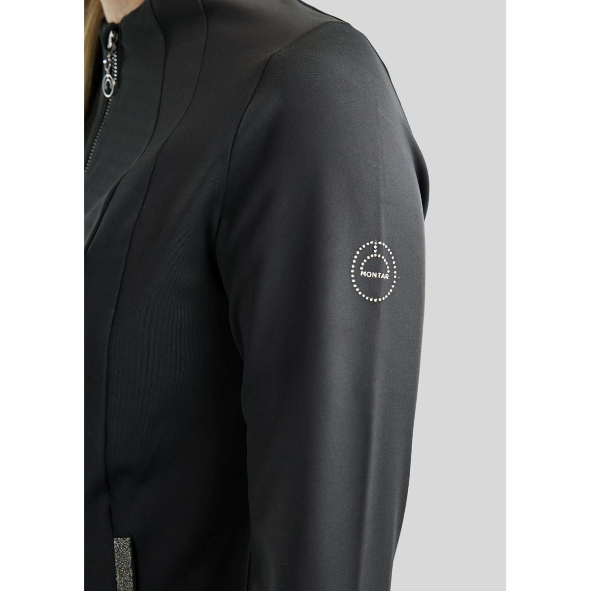 Montar Sudadera con capucha y cremallera MoGloria Negro