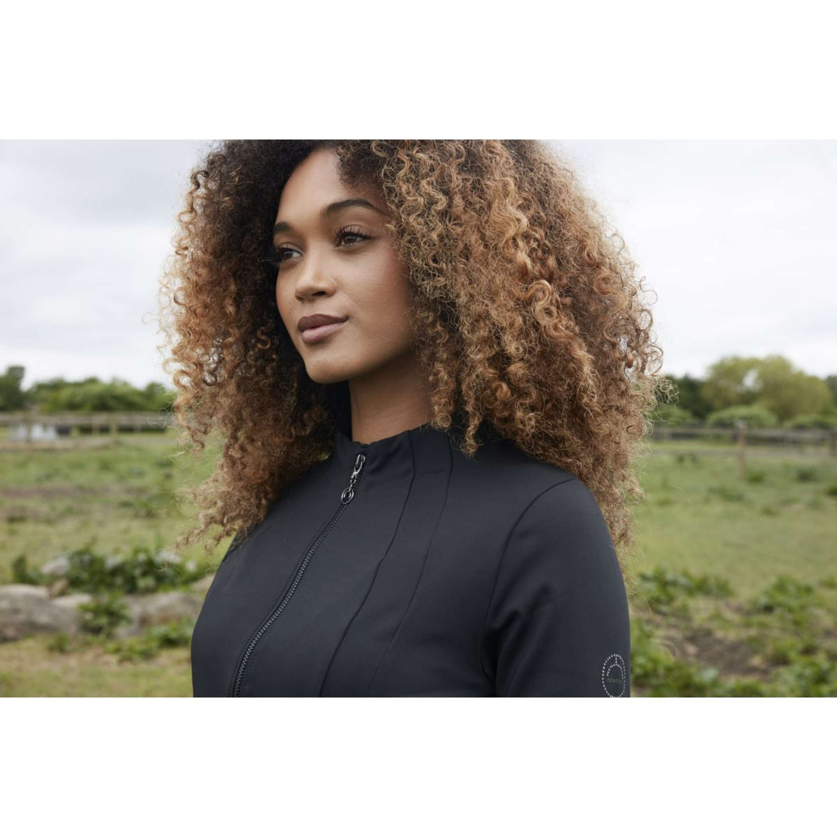 Montar Sudadera con capucha y cremallera MoGloria Negro