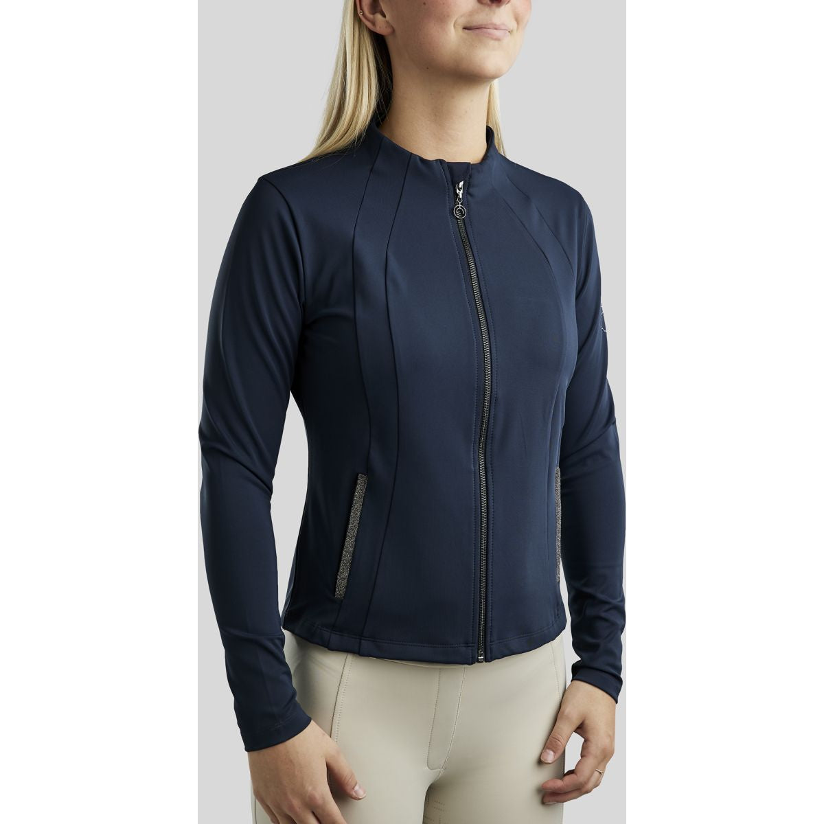 Montar Sudadera con capucha y cremallera MoGloria Navy