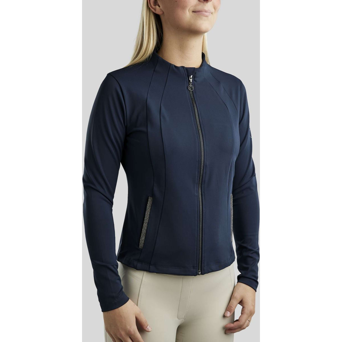 Montar Sudadera con capucha y cremallera MoGloria Navy