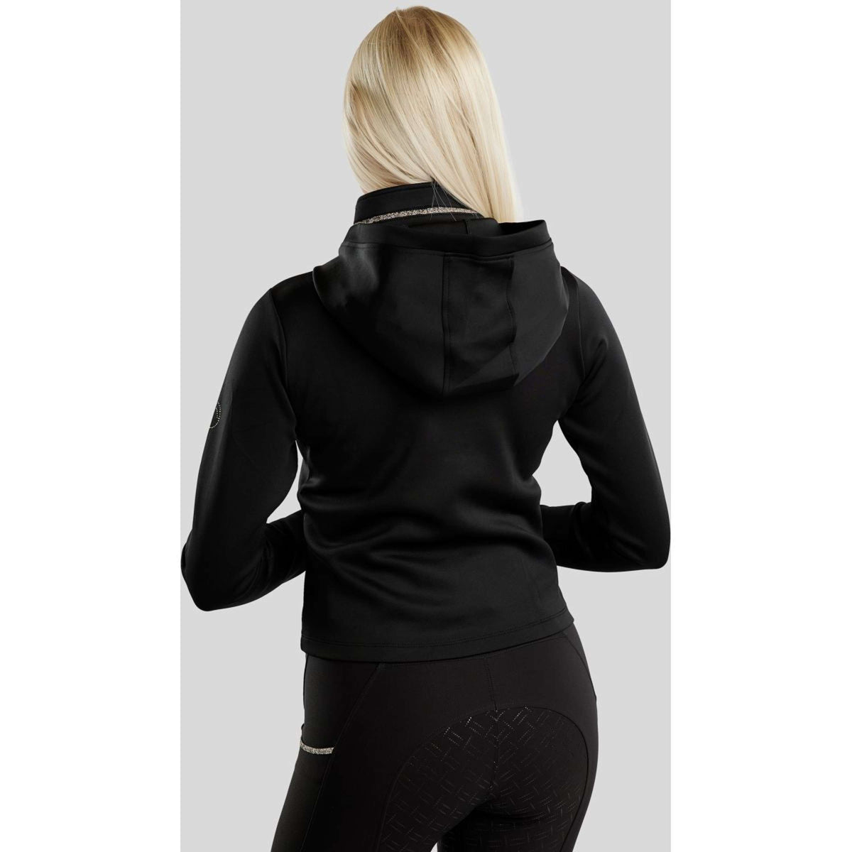 Montar Jack MoLila Champagne Crystals Negro