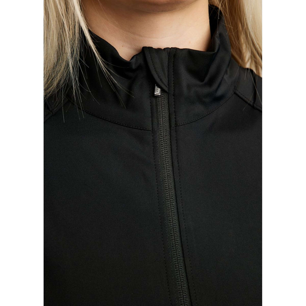 Montar Jack MoPearl Pintuck Gun Metal Crystals Negro