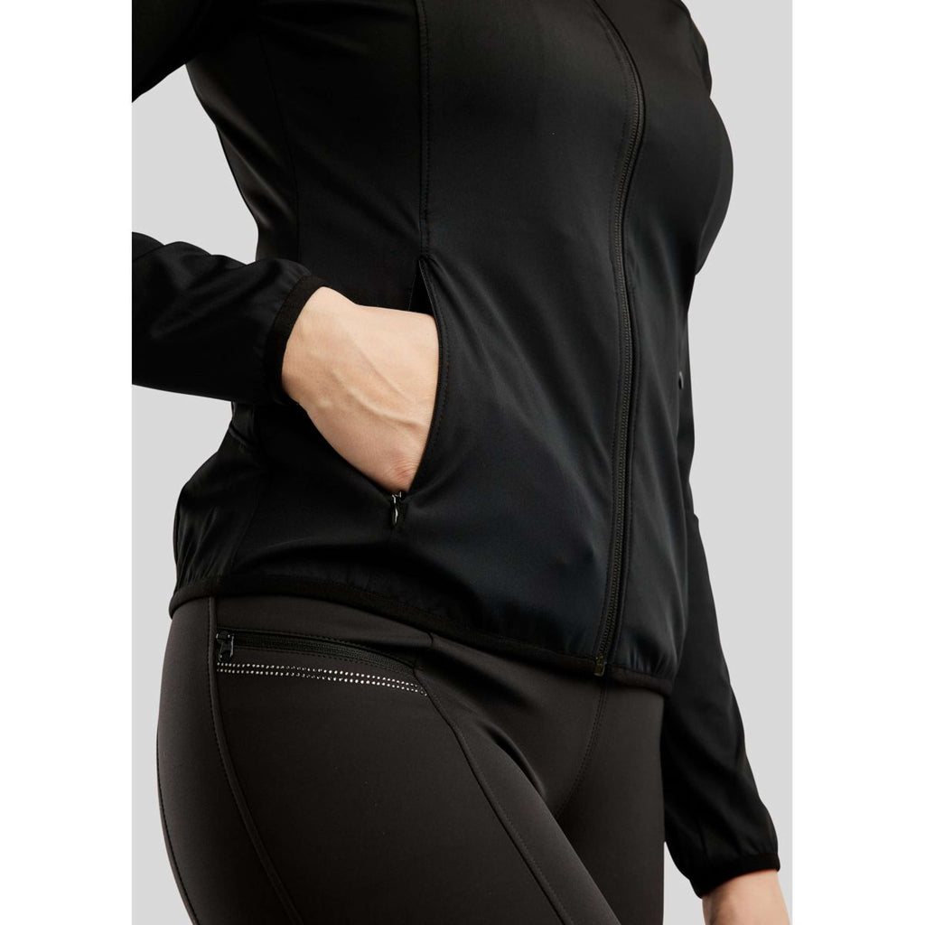 Montar Jack MoPearl Pintuck Gun Metal Crystals Negro