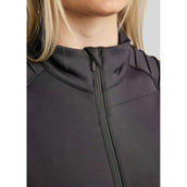 Montar Jack MoPearl Pintuck Gun Metal Crystals Slate Grey