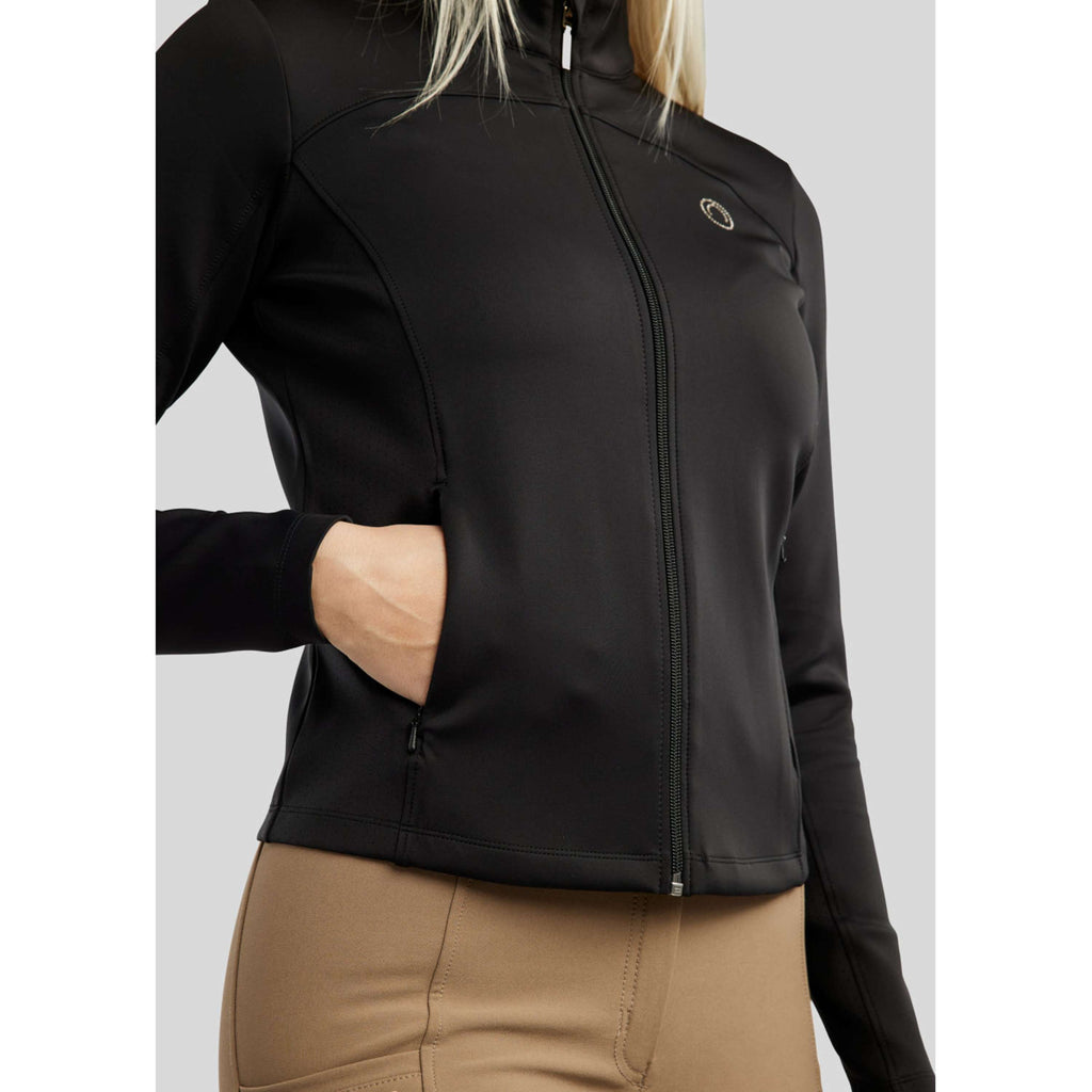 Montar Sudadera con capucha y cremallera MoDahne Negro