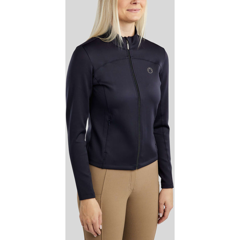 Montar Sudadera con capucha y cremallera MoDahne Navy