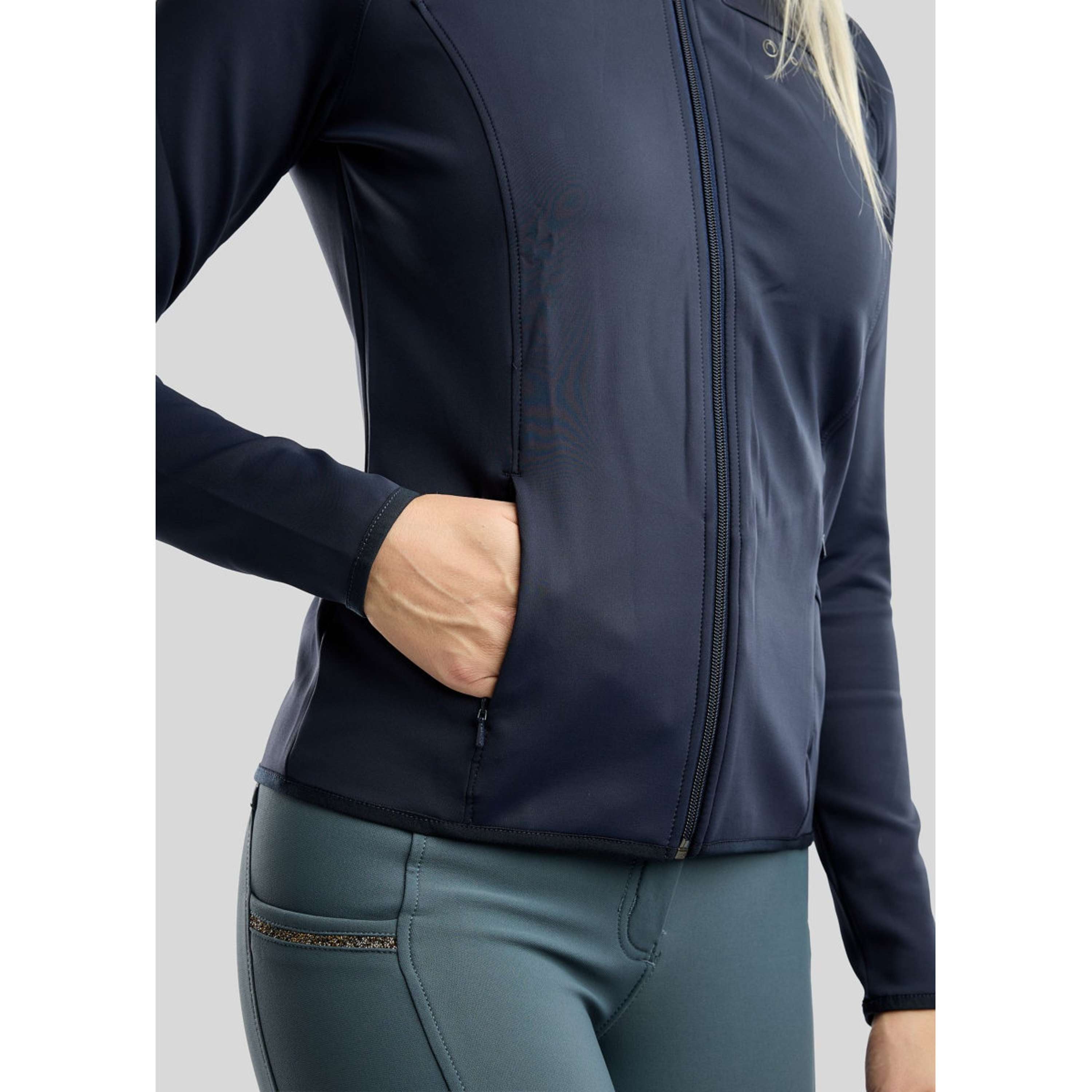 Montar Sudadera con capucha y cremallera MoVeronica Golden Quartz Crystal Navy