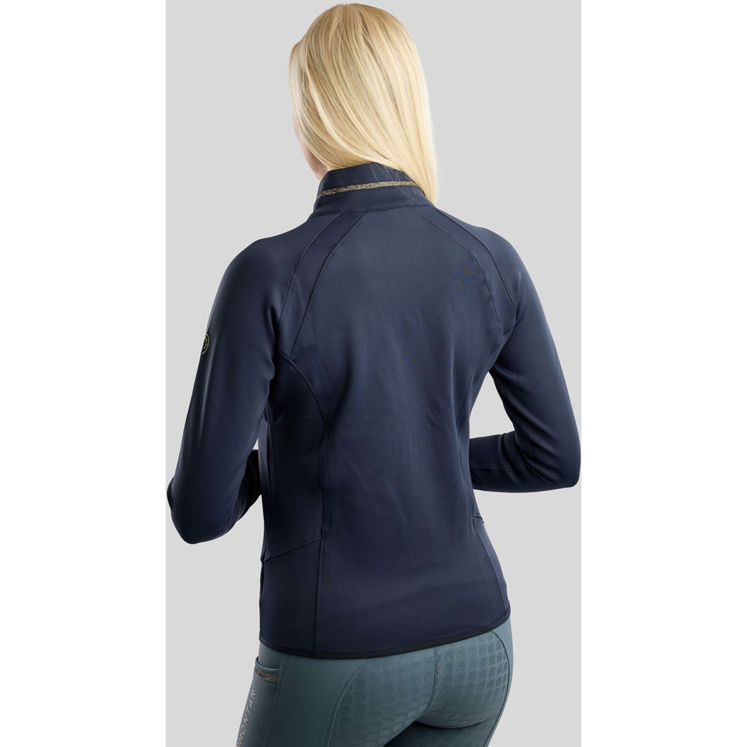 Montar Sudadera con capucha y cremallera MoVeronica Golden Quartz Crystal Navy