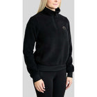 Montar Suéter MoEbba Q-Zip Teddy Pile Golden Quartz Negro
