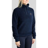 Montar Suéter MoEbba Q-Zip Teddy Pile Golden Quartz Navy