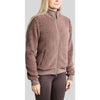 Montar Sudadera con capucha y cremallera MoEbba Teddy Pile Golden Quartz Nougat Brown