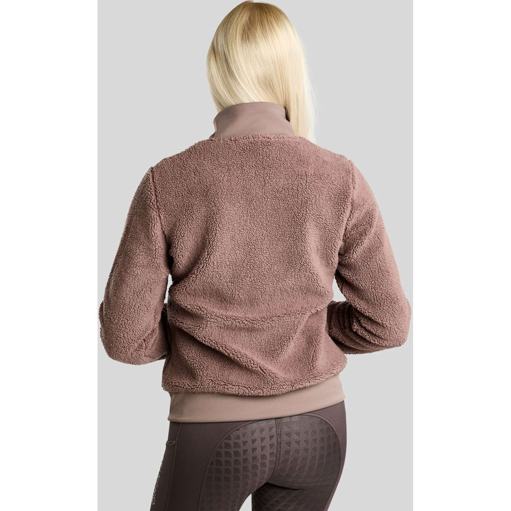 Montar Sudadera con capucha y cremallera MoEbba Teddy Pile Golden Quartz Nougat Brown