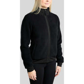 Montar Sudadera con capucha y cremallera MoEbba Teddy Pile Golden Quartz Negro