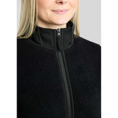 Montar Sudadera con capucha y cremallera MoEbba Teddy Pile Golden Quartz Negro