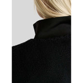 Montar Sudadera con capucha y cremallera MoEbba Teddy Pile Golden Quartz Negro