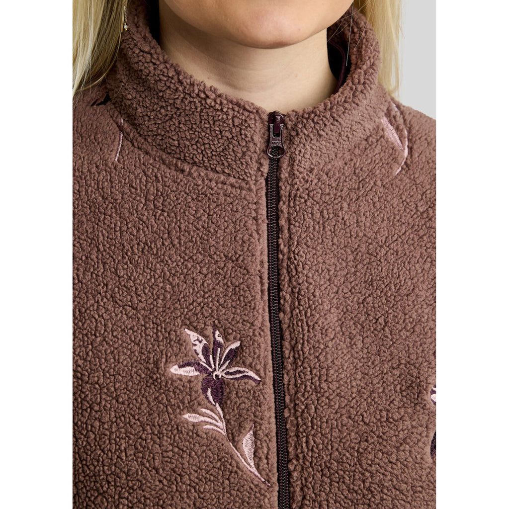 Montar Sudadera con capucha y cremallera MoMika Nougat Brown
