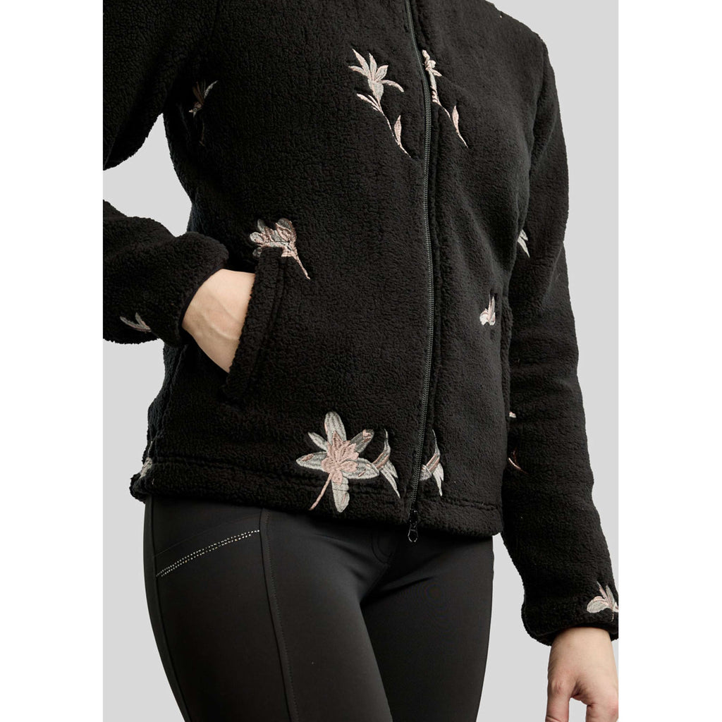 Montar Sudadera con capucha y cremallera MoMika Negro