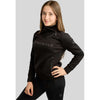 Montar Suéter MoNaja High Collar Golden Quartz Crystals Kids Negro