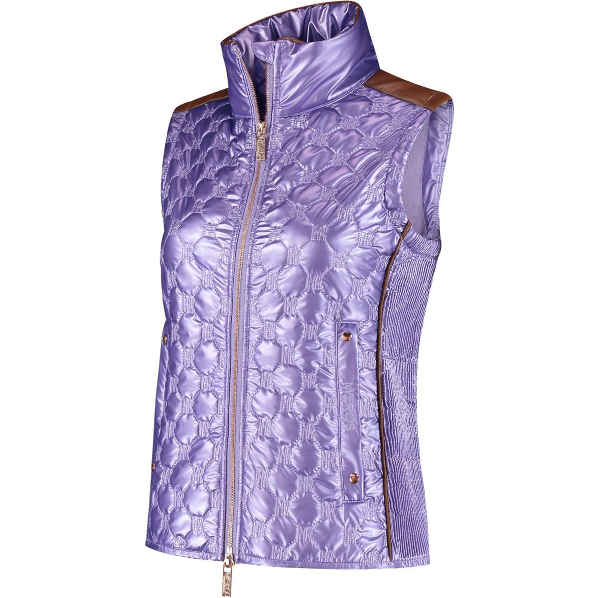 Mrs. Ros Chaleco Lavender Fields Glossy Mujer Lilac
