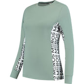 Mrs. Ros Shirt Lavender Fields Mangas Largas Verde